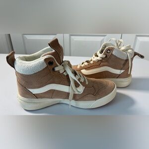 Vans Range EXP Hi VansGuard Women's Suede High-Top Tan Wool Shoes